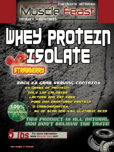 Strawberry Whey Protein Isolate - 5lbs