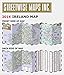 Streetwise Ireland Map - Laminated Country Road Map of Ireland