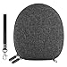 Geekria UltraShell Headphones Carrying Case for Bose QC35, QC25, QC15, Grado SR60, SR80 and More / Protective Travel Bag with Space for Cable, AMP, Earpads, iPod, Parts and Accessories (Gray Plush)