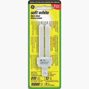 GE Lighting 13578 F13DBX/SPX27/CD Compact Fluorescent Bulb