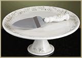 Ftd Cake Plate with Server