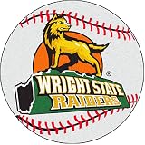 Fanmats Wright State Raiders Baseball-Shaped Mat