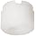 Nylon Thumb Nut, Off-White, Slotted, Meets UL 94V2, Inch, Class 2B #4-40 Threads, 0.317" OD, 0.295" Height (Pack of 100)