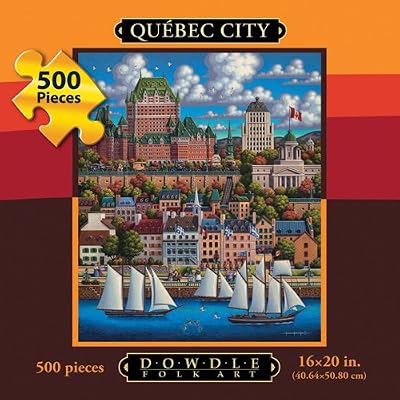 Quebec City 500pc 16x20 Jigsaw Puzzle by Eric Dowdle