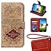 Samsung Galaxy S5 Mini Wallet Case, Onelee - Harry Potter Premium PU Leather Case Wallet Flip Stand Case Cover for Samsung Galaxy S5 Mini with Card Slots