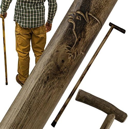 Eagle Carving 38 Inch Walking Cane Hiking Stick