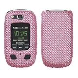 Rhinestones Protector Case for Samsung Convoy 2 SCH-U660, Pink Full Diamond ....