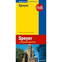 Falk Stadtplan Extra Standardfaltung Speyer