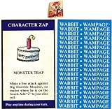 Character Zap Monster Trap Card for 1985 Wabbit Wampage Adventure Board Game