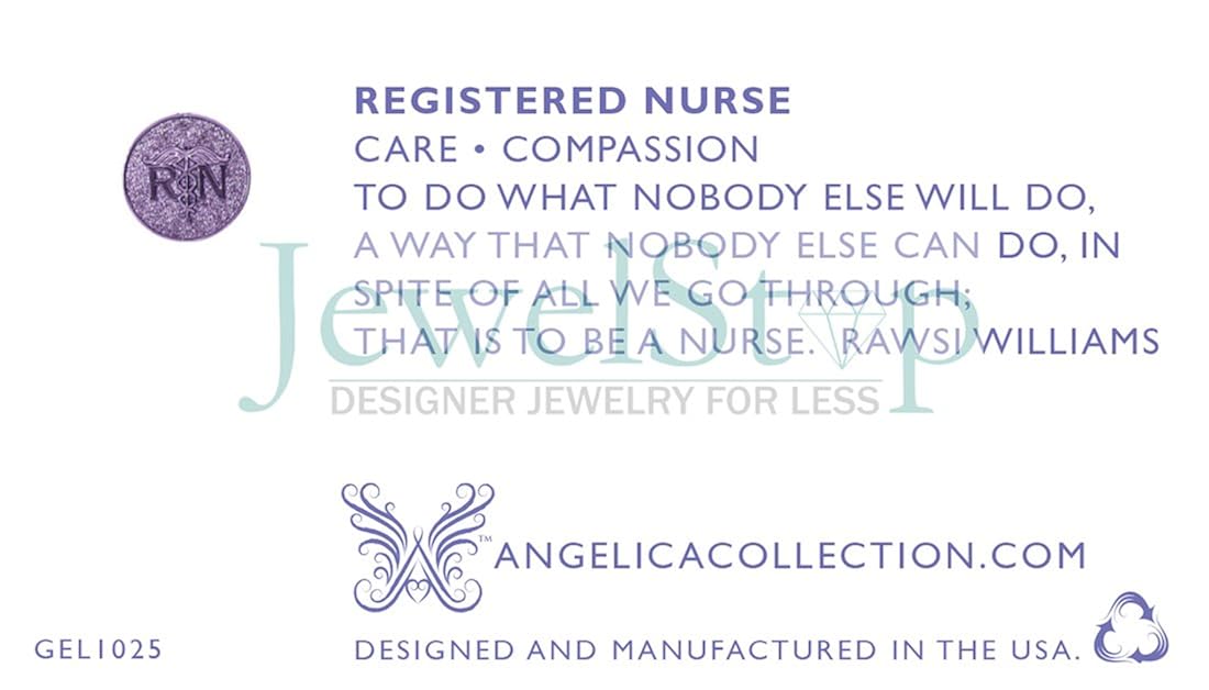 Amazon.com: Angelica Pink Tone Brass RN Registered Nurse Bangle ... Amazon.com: Angelica Pink Tone Brass RN Registered Nurse Bangle ...