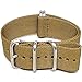 Da Luca Ballistic Nylon Military Watch Strap - Sand (Matte Buckle) : 22mm