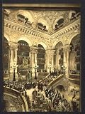 The Opera House, the inauguration of the opera, Paris, France wall sized print (photochrom) photochrome , 8x10