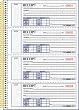 Rediform Gold Standard Carbonless 2 3/4 x 7 Inch Money Receipt Book (8L810)