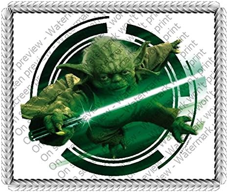1/2 Sheet DP Stars Wars Yoda Cake Edible Icing Image Cake Decoration Topper