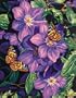 Dimensions PaintWorks/Paint By Number Clematis & Butterflies