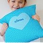 Kissen mit Namen t�rkis von St-Styling