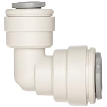 John Guest Acetal Copolymer Push-To-Connect Tube Fitting, Reducing Elbow, Tube OD (Pack of 10)