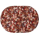 Truffles Oval Quilted Placemat
