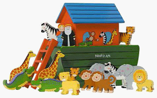 Childrens Toyshop  Toys : LARGE NOAH'S ARK