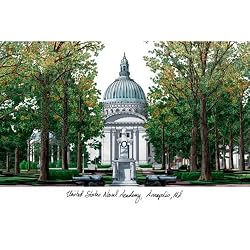 U.S. Naval Academy Lithograph Print