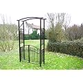 Torbogen Rosenbogen Rankhilfe Tor Spalier Pergola mit T�r