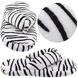Zebra Striped Thong Style Slippers for Women