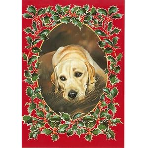 Yellow Labrador Retriever Christmas Cards