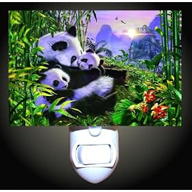 Panda Family Decorative Night Light