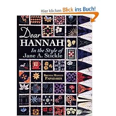 Dear Hannah: In the Style of Jane Stickle