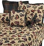 Men At Work (Corduroy Boot Print) Bunk Bed Hugger