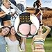 HOLYSNOW Women High Waist Cincher Pads Enhancer Underwear Panties Beige XL/2X
