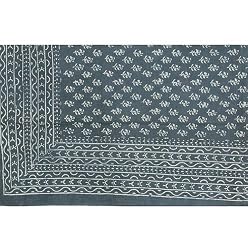 Home Interior Decorating Designer Bed Sheet Block Print In Cotton Twin Size (bssht663)