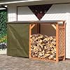 Wetterschutz f�r Kaminholzregal Speyer