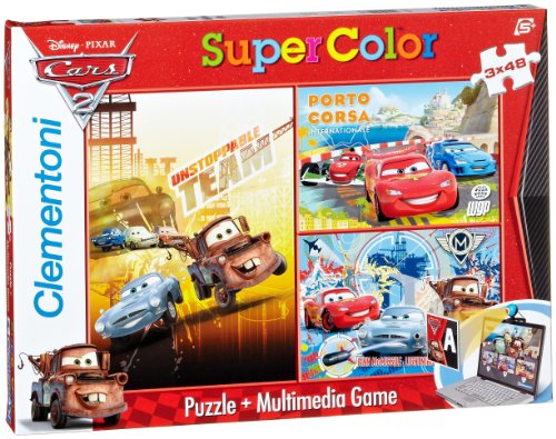 Clementoni 25177.3 - Puzzle Multimedia 3 x 48 teilig Cars 2 Preisvergleich
