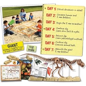 GeoSafari Classroom Dinosaur Dig;create a realistic T-rex dig in your own school yard or sandbox