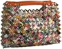 Nahui Ollin Barhandle Satchel,Flowers,one size