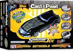 Batman Cartoon Batmobile Cast and Paint Shadow Tek Krazy Kars 1:64 Scale