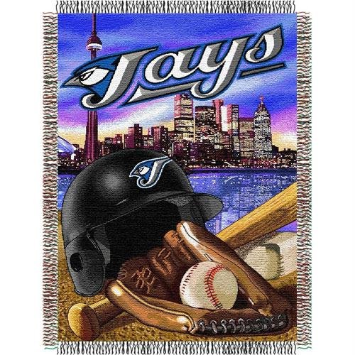 MLB Toronto Blue Jays 48-Inch-by-60-Inch Acrylic Tapestry Throw