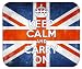 Keep Calm and Carry On British Poster Union Jack Mousepad
