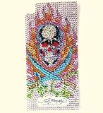 New Ed Hardy Icing Flaming Skull Cross Sword By Christian Audigier Apple Iphone 3g 3gs Peel & Stick Crystal Full Diamond Decal