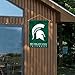 College Flags and Banners Co. Michigan State University Spartans House Flag