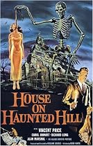 Vintage Vincent Price Horror Movie Poster House on Haunted Hill