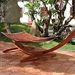 VIFAH V138G Wood Hammock Stand in Classic Arc Design