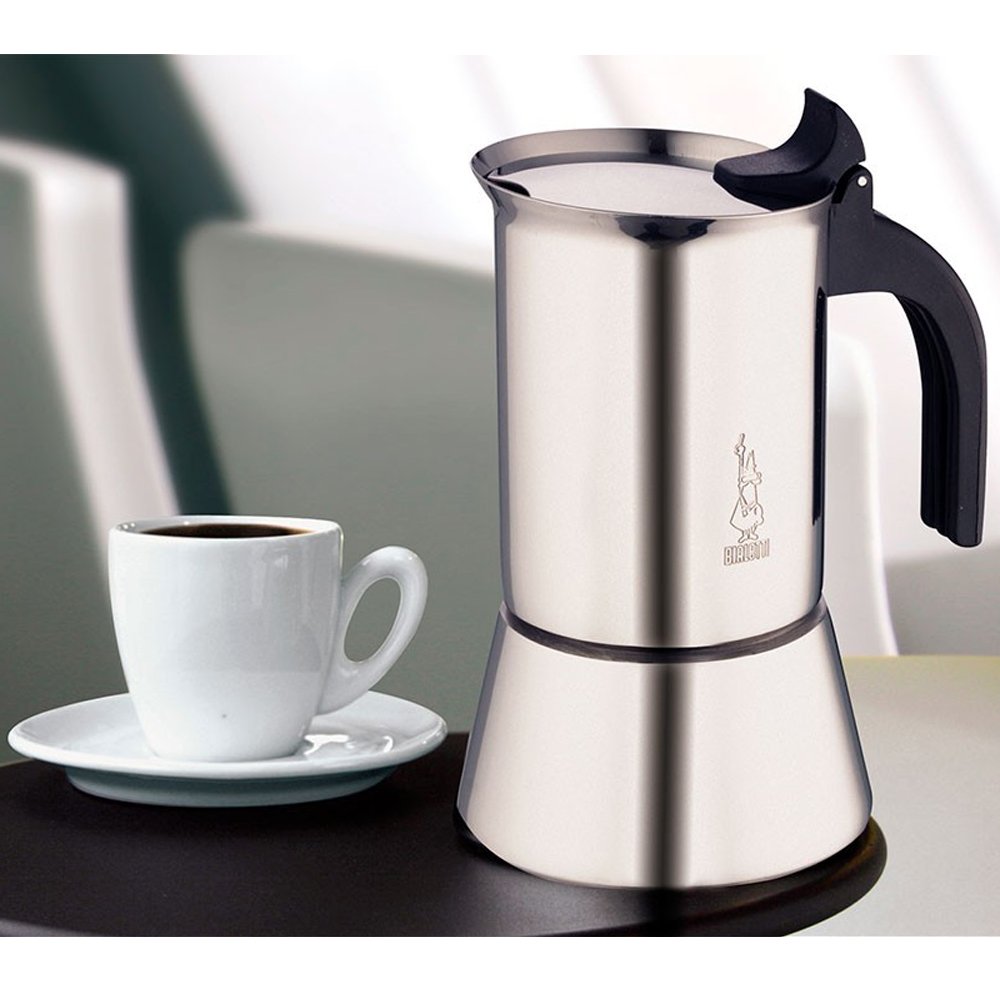 Bialetti 6968 Venus Stovetop Percolator, 4Cup, Stainless Steel , New