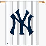 New York Yankees Pinstripe 27 x 37 Vertical Flag