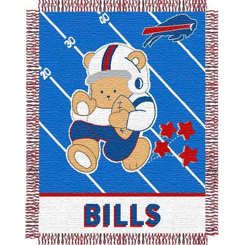 Buffalo Bills NFL Triple Woven Jacquard Throw (Baby Series) (36x46
