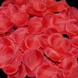 500 textile Rosenblätter, rot
