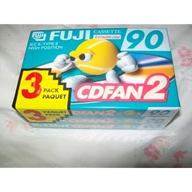 Fuji Audio Cassette 90 Min 3 Pack Extraslim Case