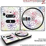DJ Hero Skin Kearas Flowers on White fits Nintendo Wii DJ Heros (DJ HERO NO ....