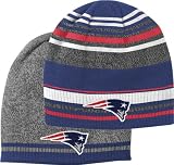 New England Patriots Cuffless Reversible Knit Hat